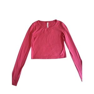 CRZ YOGA Crop Long Sleeve Gull pink XS